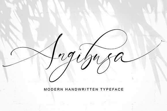 Angibusa: A Script Font That Makes Your Brand Feel Thoughtful