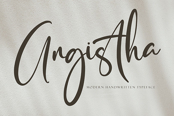 Angista: A Handwritten Font That Breathes Life Into Editorial Design