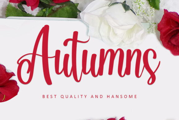 Autumns Script Font for Polished Branding