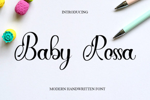 Baby Rossa: A Whimsical Handwritten Font for Warm, Human-Centered Web Design