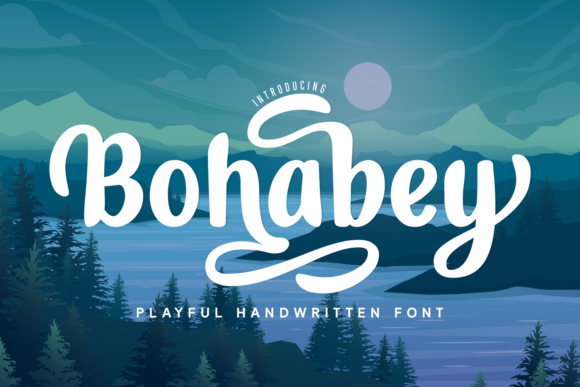 Bohabey: A Playful Handwritten Font for Digital Branding