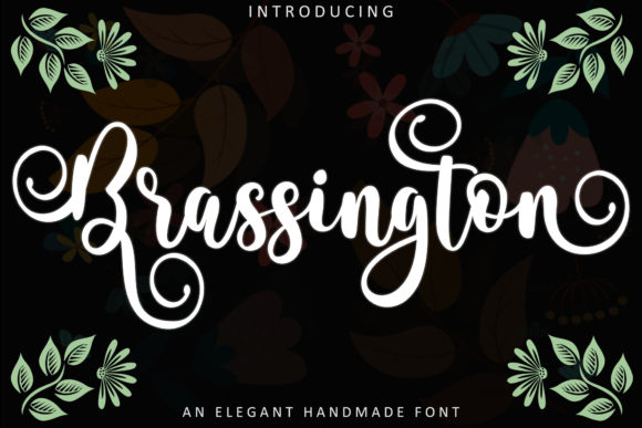 Brassington: An Elegant Script Font for Editorial Design