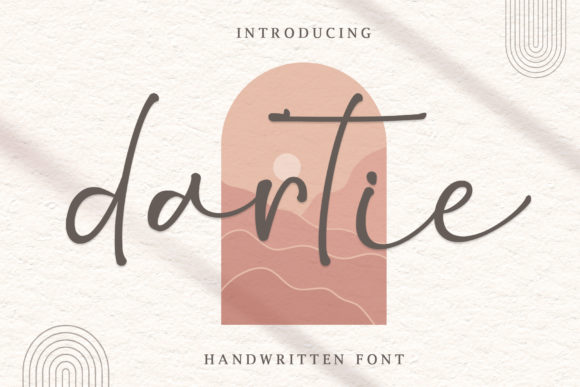 Dartie: A Playful Script Font