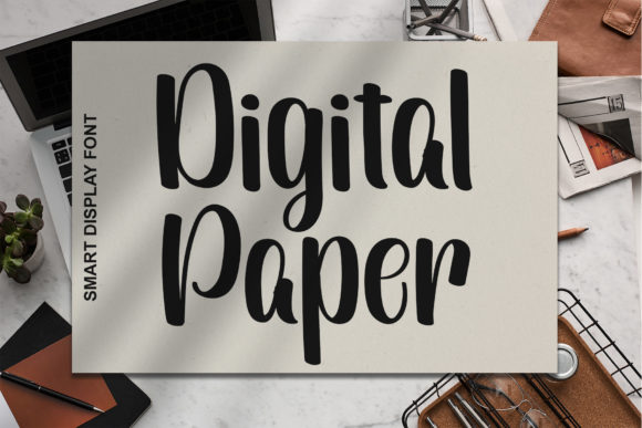 Digital Paper: A Friendly Handwritten Font for Clear Campaign Messaging