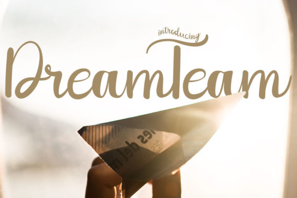 DreamTeam Handwritten Font for Crafters & Sellers