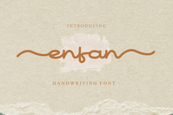 Enfan: A Luxurious Script Font