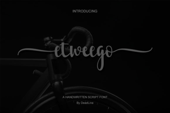 Etweego: A Delicate Handwritten Font for Digital Branding