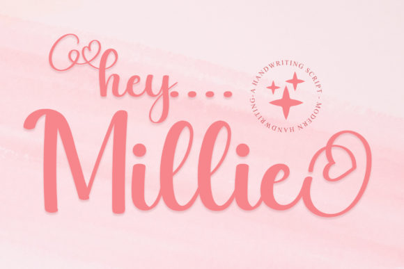 Hey Millie: A Romantic Calligraphy Font
