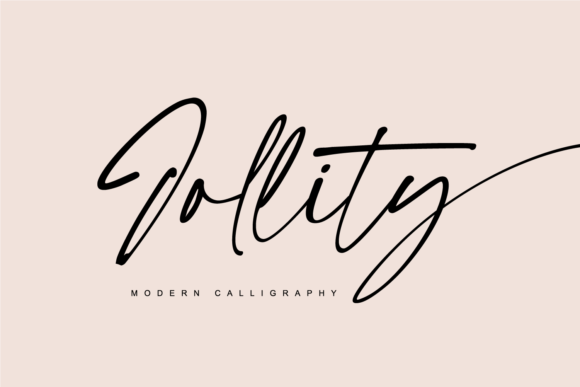 Jollity: A Magical Script Font for Handmade Creators