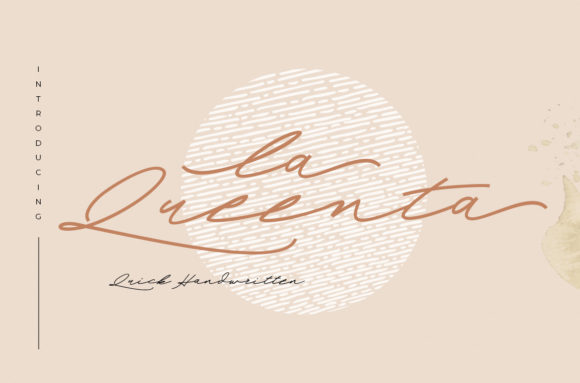 La Queenta: A Graceful Script Font for Business Branding