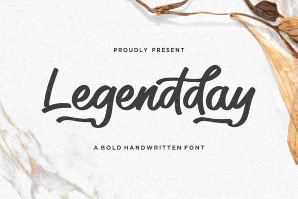 Legendday: A Delicate Handwritten Font for Thoughtful Branding