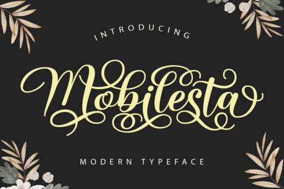 Mobilesta: A Premium Script Font for Small Business Branding