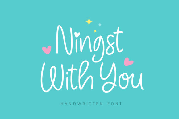 Ningst with You: A Refined Script Font for Digital Branding