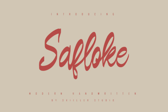 Safloke: A Timeless Handwritten Font for Brand Identity