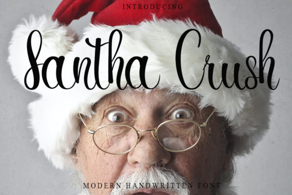 Santa Crush: A Handwritten Font That Feels Like a Smile