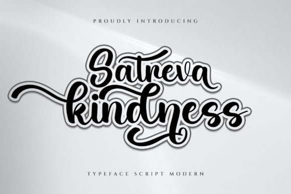 Satreva Kindness: A Thoughtful Script Typeface for Editorial Warmth