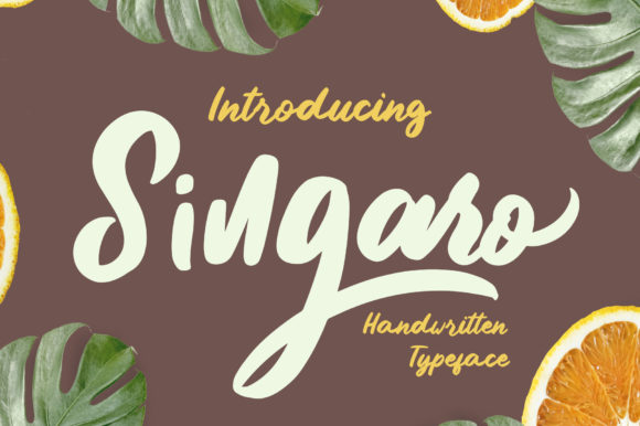 Singaro: A Sweet Handwritten Font for Romantic Campaign Moments