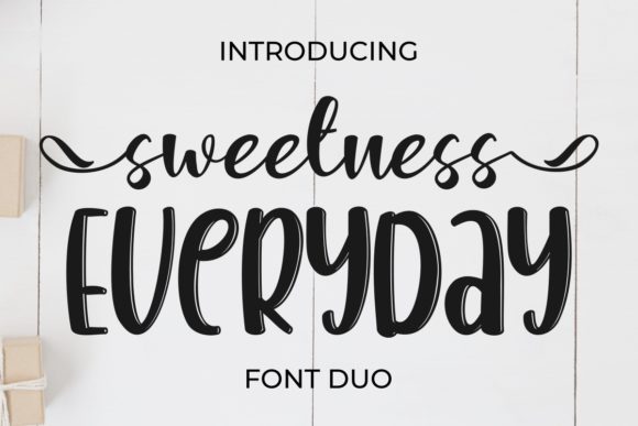 Sweetness Everyday Duo: A Script Font Pair That Feels Human