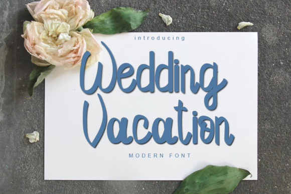 Wedding Vacation: A Playful Script Font for Digital Brand Moments
