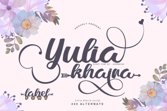 Yulia Khaira: A Charming Script Font